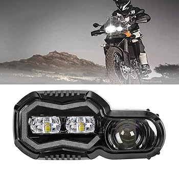 LEDヘッドライト BMW F800GS Amazon.com: AUDEXEN 200W LED Headlight Assembly with Angel